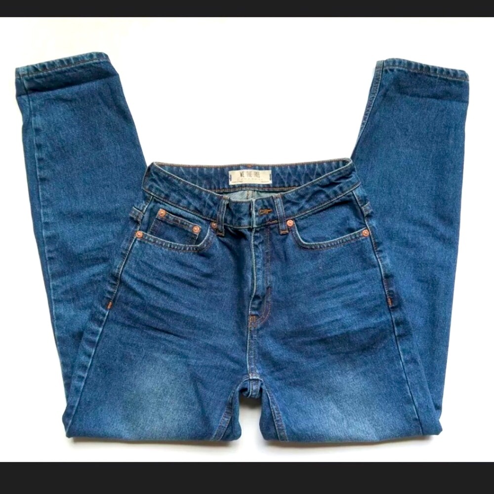 Free People Mom High Waisted Jeans